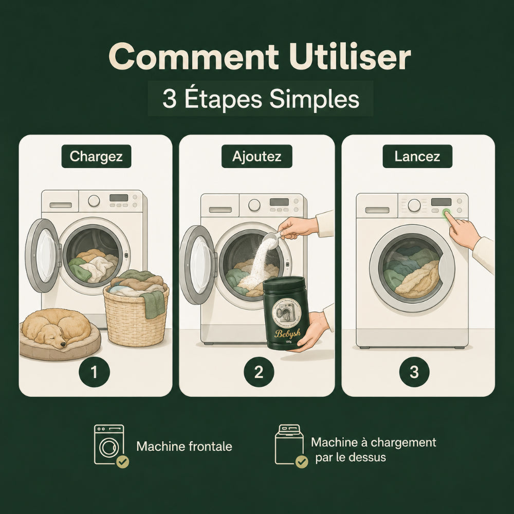 Dissolvant de poils d'animaux Bebysh